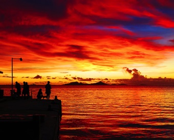 Blue Lagoon Resort Sunset

